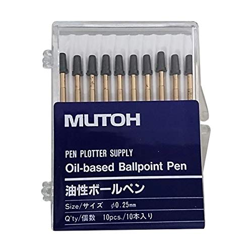 武藤工業AC800 油性ボールペン替芯 黒 2箱 MUTOH 油性ボールペン替え芯